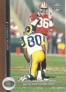 Merton Hanks San Francisco 49ers 1996 Upper Deck NFL #147